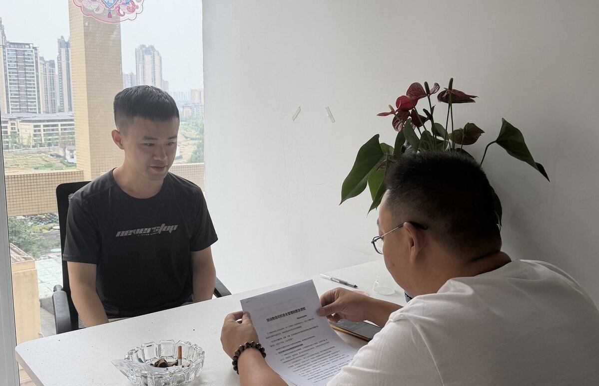 成都新三程司机培训和资料确认现场